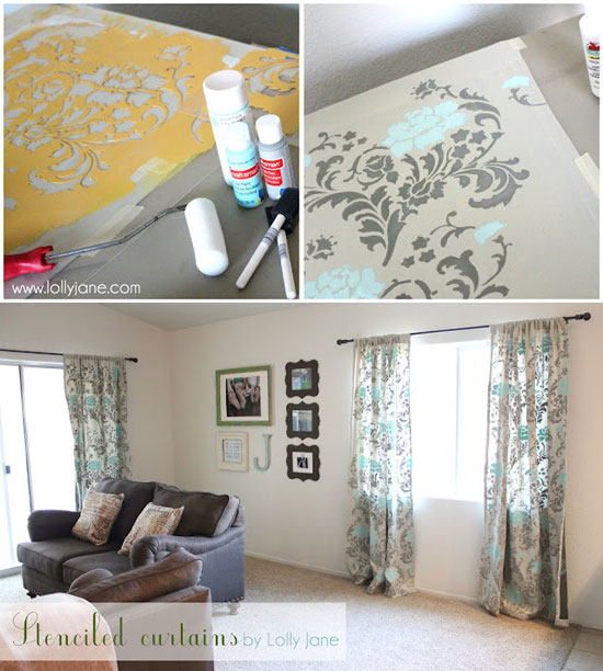 DIY stenciling ideas for the house and home