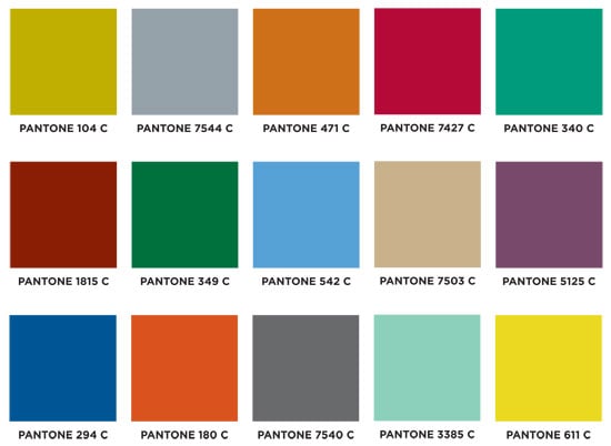 Color Studies for Stencil Pattern Logo