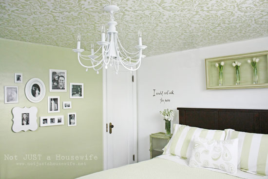 Stencil decorating ideas for ceiling painting