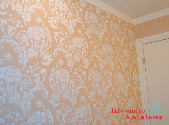 Gorgeous Julia Allover Stenciled Wall