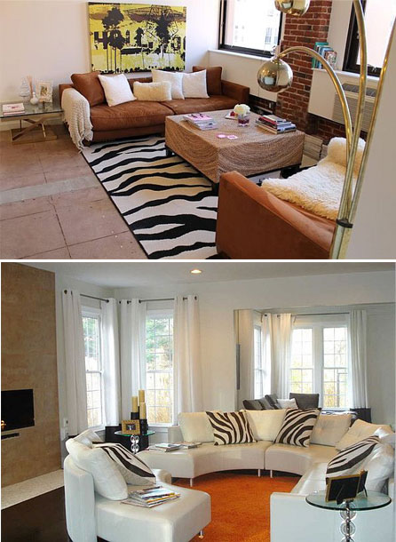 Rooms with Zebra print home decor