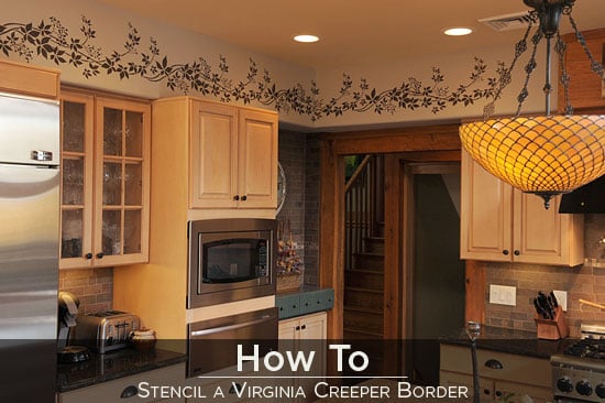 A Simple 'How To' Video Using the Bergen Border Stencil. – Decorate Decorate