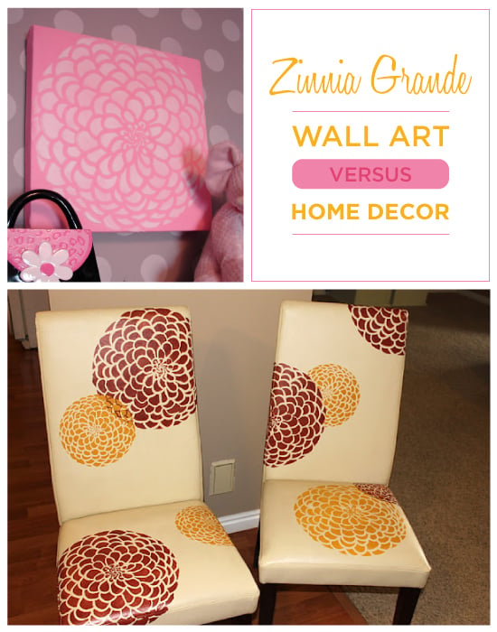 Which do you prefer: Stenciled Wall Art or Stenciled Home decor?