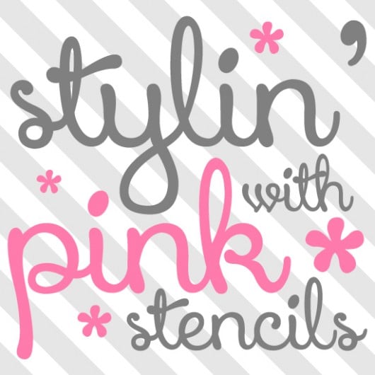 Wall Stencils add the perfect touch to Pink Girls Rooms! www.cuttingedgestencils.com
