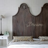 Stencil a wall quote like Dream to personalize your space! http://www.cuttingedgestencils.com/dream-wall-quote-stencil.html