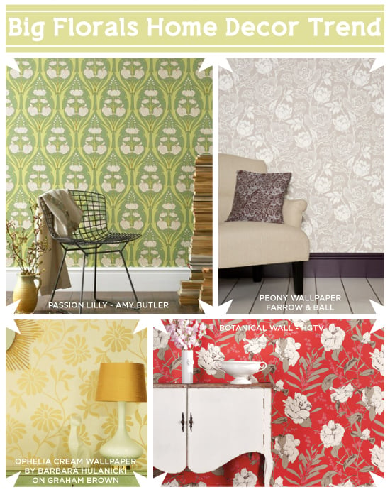 Cutting Edge Stencils Shares the inside scoop on big florals in home decor!