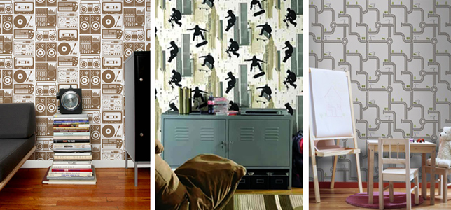 Wall Stencil designs that are perfect for little boys rooms!