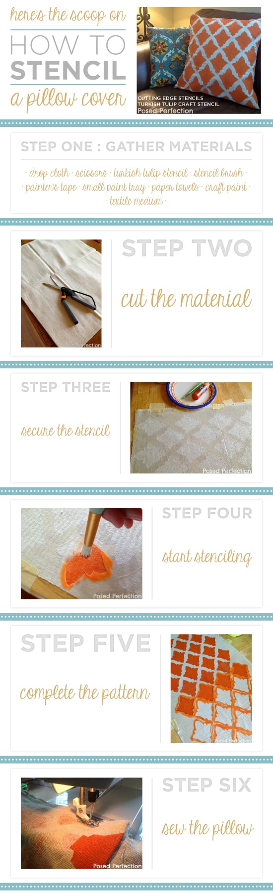 Here's the scoop on how to stencil a pillow cover using the Nagoya Stencil from Cutting Edge Stencils! http://www.cuttingedgestencils.com/nagoya-furniture-stencil.html