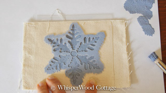 Create a snowflake stenciled organizer for the Holidays using Cutting Edge Stencils. http://www.cuttingedgestencils.com/snowflake-stencils.html