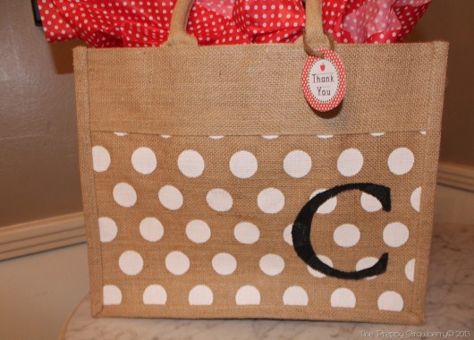 A stenciled tote bag like this Polka Dot pattern makes a great teachers gift. http://www.cuttingedgestencils.com/polka-dots-stencils-nursery.html