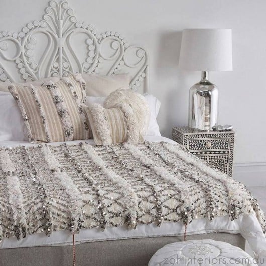 A gorgeous bedroom spotted on Zohi Interiors. 