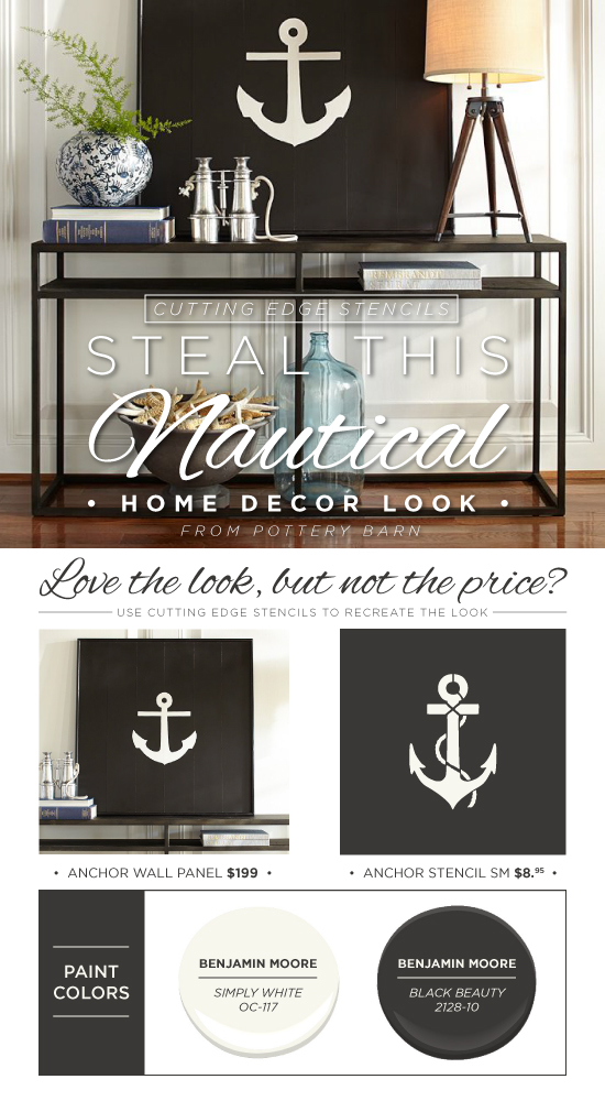 Steal These Nautical Home Decor Looks - Stencil Stories