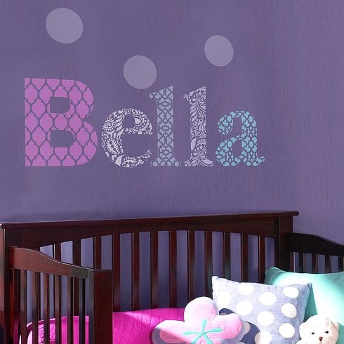DIY Letter stencils for names, monograms, and words on walls. http://www.cuttingedgestencils.com/letter-stencils-letters%20for-wall-alphabet-stencils.html