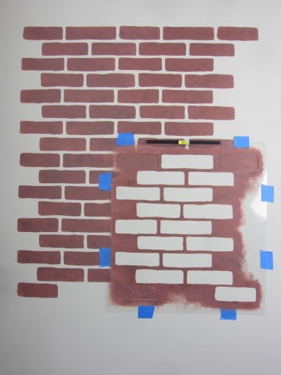 Cutting Edge Stencils shares how to stencil the Brick Allover pattern. http://www.cuttingedgestencils.com/bricks-stencil-allover-pattern-stencils.html