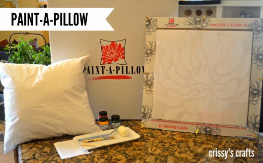 The Paint-A-Pillow kit with Anemone Blossom stencil to create a DIY stenciled accent pillow. http://paintapillow.com/index.php/paint-a-pillow-kits/nature-inspired-diy-accent-pillows/anemone-blossom-paint-a-pillow-kit.html