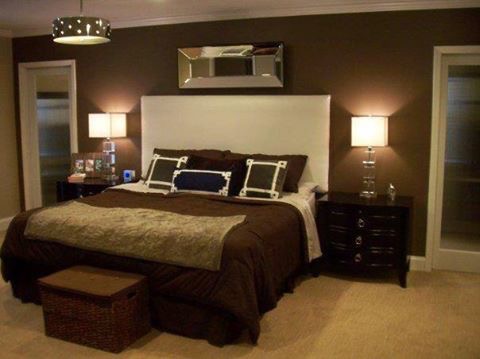 A before shot of a bedroom makeover.