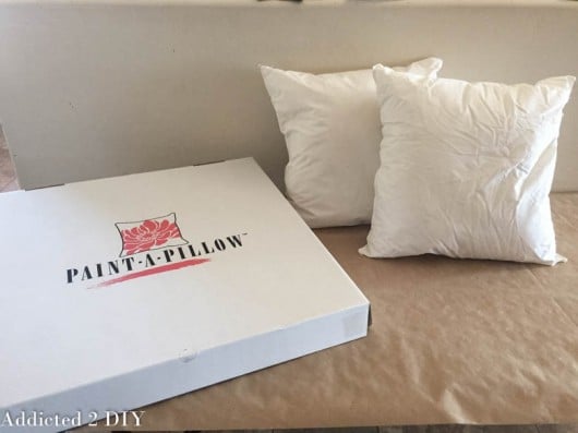 A Paint-A-Pillow kit to make easy DIY accent pillows. http://paintapillow.com/index.php/mermaid-paint-a-pillow-kit.html