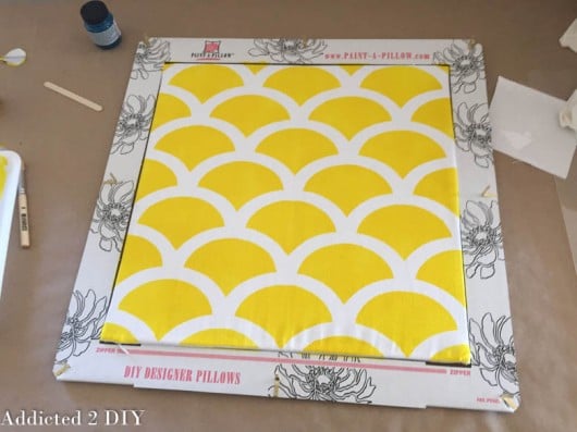Painting a DIY stenciled pillow using the Mermaid Paint-A-Pillow kit. http://paintapillow.com/index.php/mermaid-paint-a-pillow-kit.html