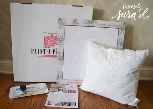 The Funky Wheel Paint-A-Pillow kit. http://paintapillow.com/index.php/funky-wheel-paint-a-pillow-kit.html