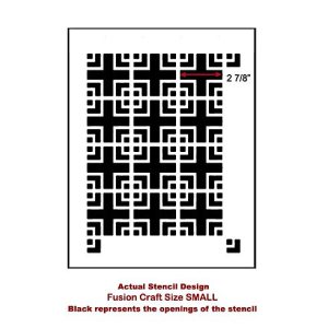 Fusion Craft Stencil from Cutting Edge Stencils. http://www.cuttingedgestencils.com/craft-stencil-pattern.html