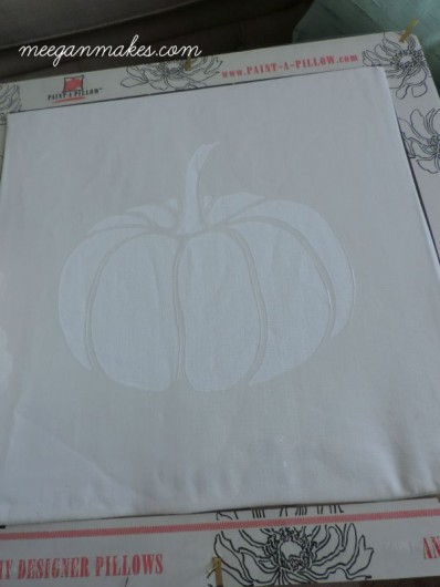 The Pumpkin Paint-A-Pillow kit from Cutting Edge Stencils. http://www.cuttingedgestencils.com/pumpkin-stencils-halloween-throw-pillows-diy-home-decor.html