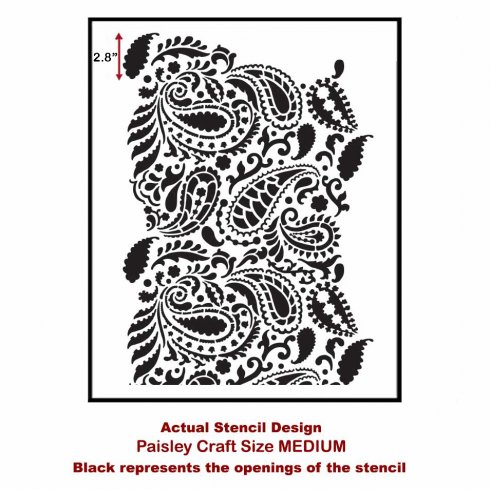 The Paisley Craft Stencil from Cutting Edge Stencils. http://www.cuttingedgestencils.com/paisley-pattern-craft-stencils-for-home-decor-projects.html