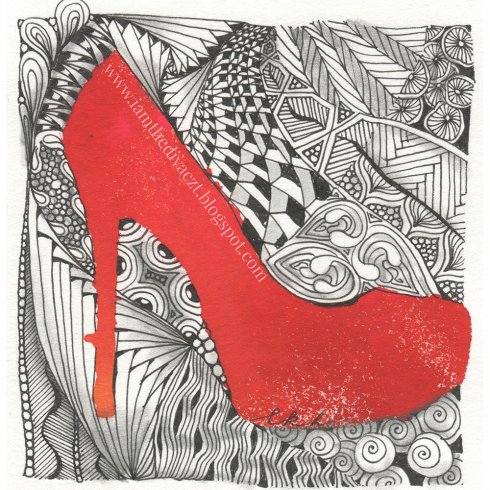 The Shoes Doodle Stencil Kit from Cutting Edge Stencils includes four stencil shapes for doodling and tangling. http://www.cuttingedgestencils.com/shoe-doodle-stencils-doodling-coloring.html