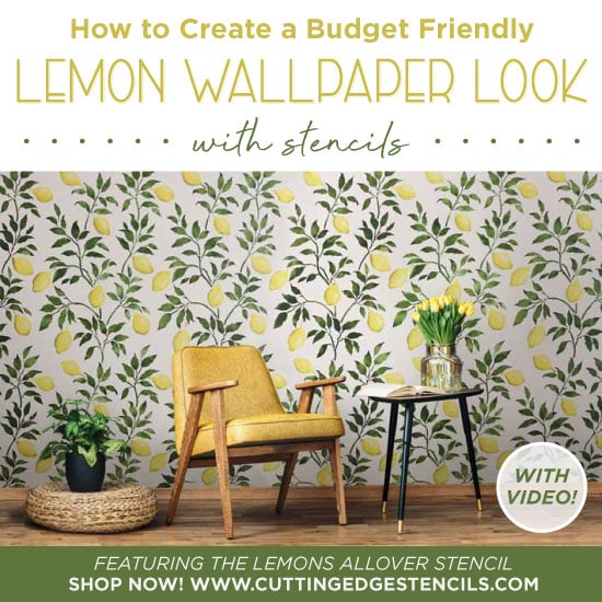 Budget-Friendly-Lemon-Wallpaper-farmhouse-design