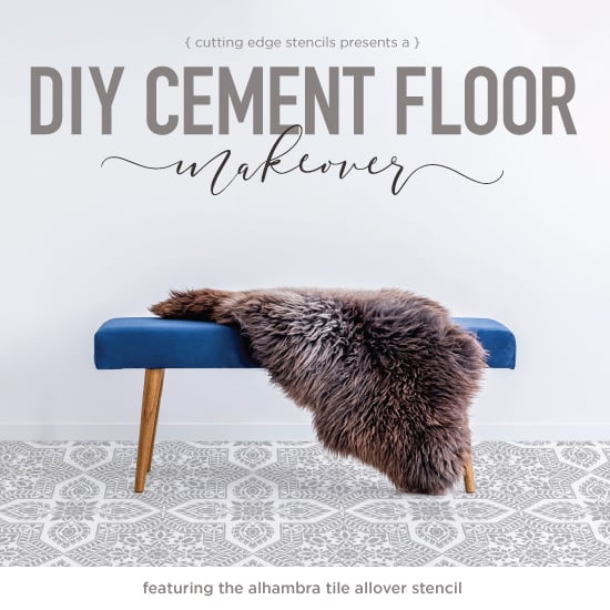 DIY-Cement-Floor-Alhambra-Tile-Stencil-Cover