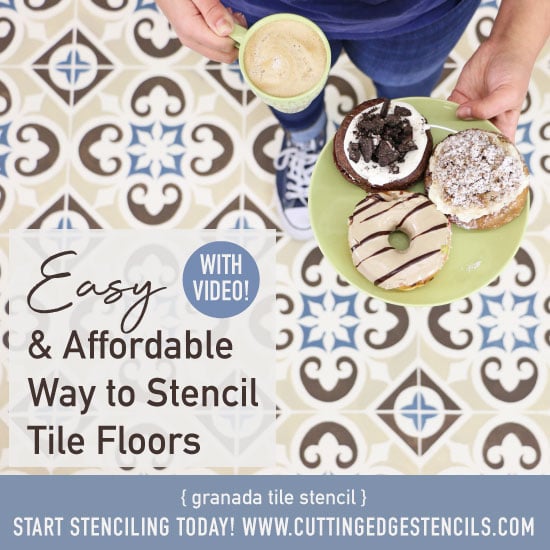 Granada-Tile-Stenciled-Cement-Floor-DIY-patterns