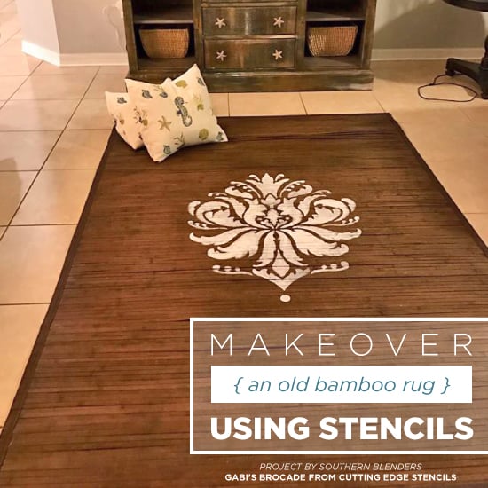 cutting-edge-stencils-diy-stenciled-bamboo-rug-damask