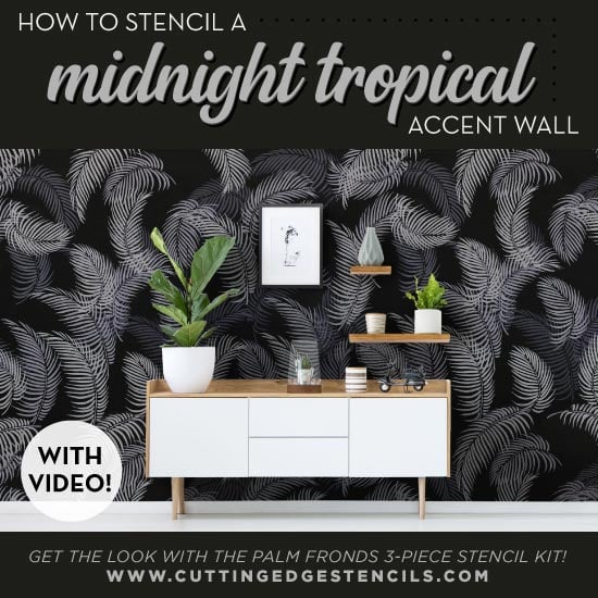 Midnight-Tropical-Accent-Wall-Palm-Fronds-Stencil