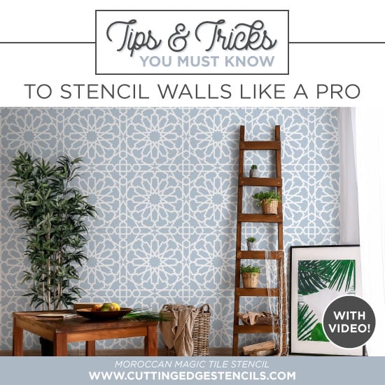 Moroccan-Magic-Tile-Wall-Stencil-DIY