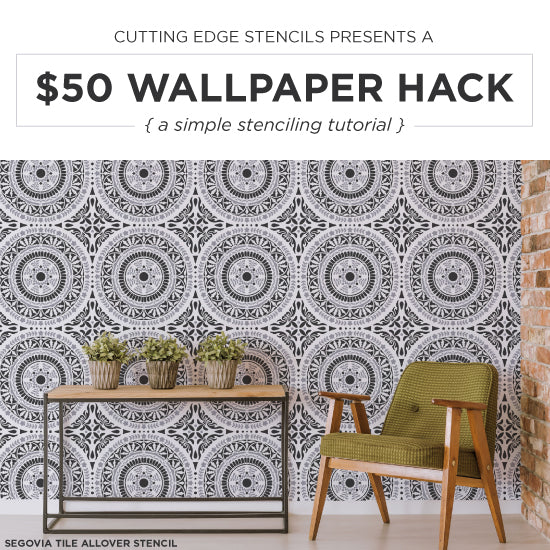 Segovia-Tile-Allover-Accent-Wall-DIY-Wallpaper