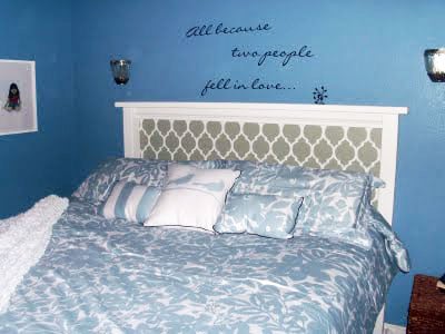 Stencil-Ideas-Moroccan-Headboard