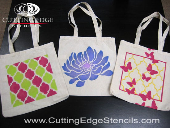 Stencil Tote Bag