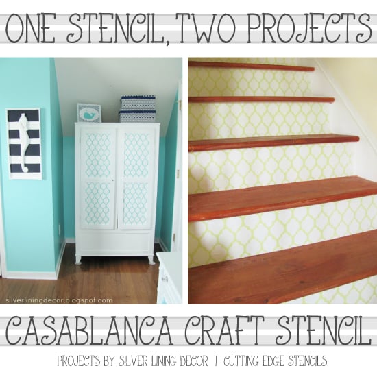 casablanca-craft-stencil-diy-home-projects-painted-furniture-stairs