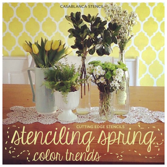 casablanca-stencil- yellow-stenciled-wall-idea-spring-color-trend