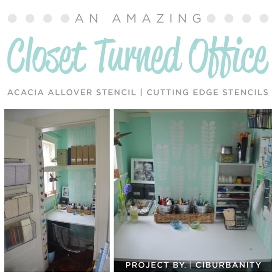 cutting-edge-stencils-acacia-allover-stenciled-closet-office-mint