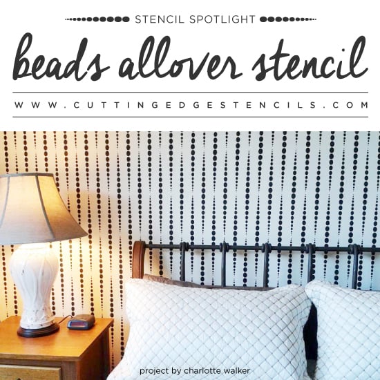 cutting-edge-stencils-diy-beads-allover-stenciled-accent-walls