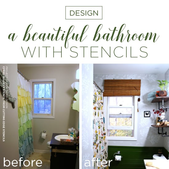 cutting-edge-stencils-diy-coral-allover-stenciled-bathroom-wallpaper-gray