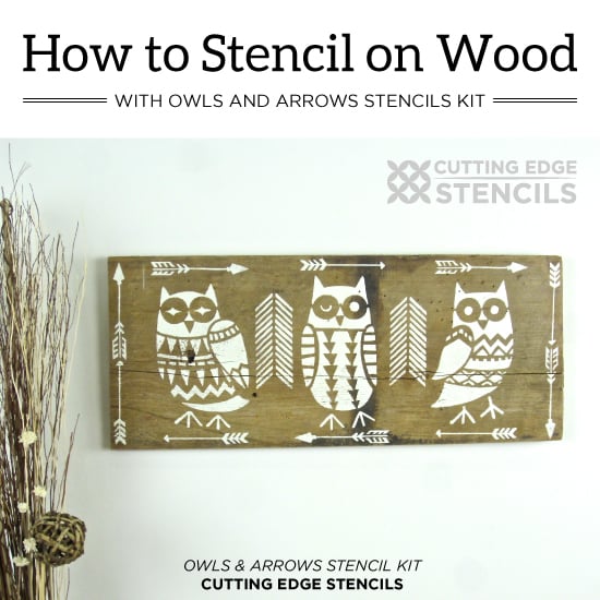 cutting-edge-stencils-diy-owl-arrow-stenciled-wood-wall-art-nursery-woodland