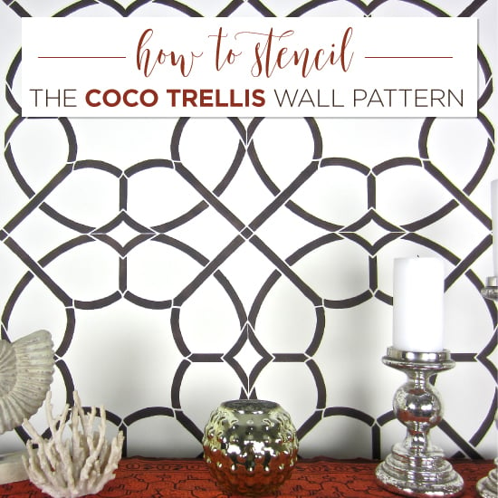 cutting-edge-stencils-diy-stenciled-accent-wall-coco-trellis-pattern-