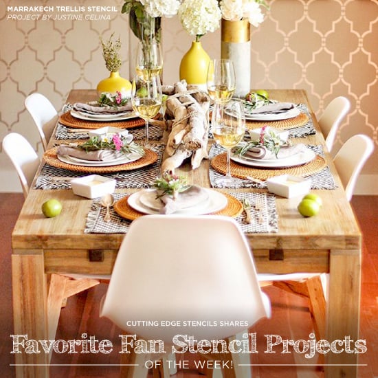 cutting-edge-stencils-diy-stenciled-accent-wall-ideas