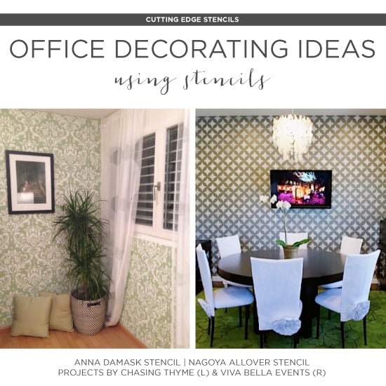 cutting-edge-stencils-diy-stenciled-accent-wall-office