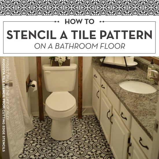 cutting-edge-stencils-diy-stenciled-bathroom-floor-augusta-tile-stencil-pattern