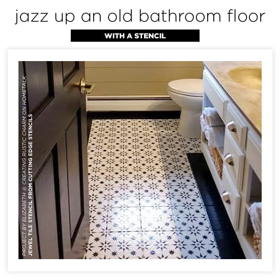 cutting-edge-stencils-diy-stenciled-ceramic-bathroom-floor-jewel-tile-pattern