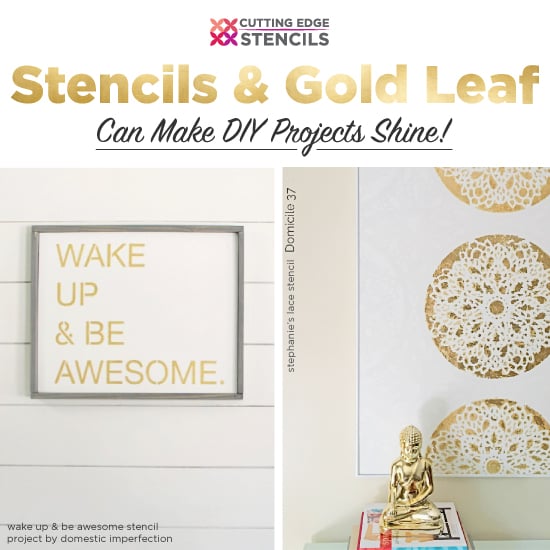 cutting-edge-stencils-diy-stenciled-gold-leaf-wall-art