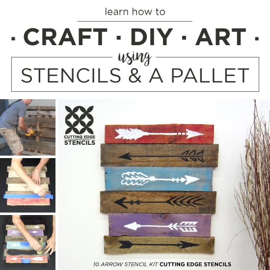 cutting-edge-stencils-diy-stenciled-pallet-art-tutorial-arrows-how-to