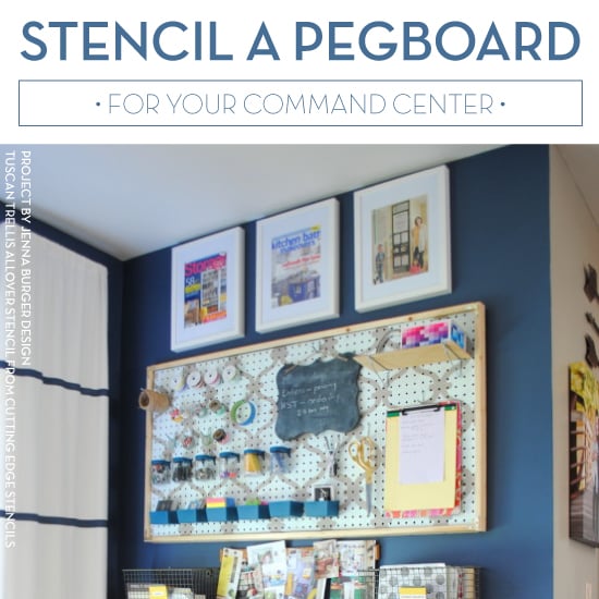 cutting-edge-stencils-diy-stenciled-pegboard-tutorial-tuscan-trellis-pattern